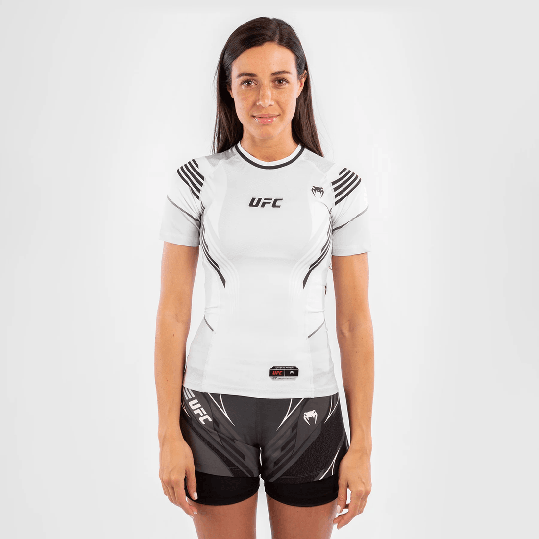 UFC Venum Authentic Fight Night Women's Rashguard - White