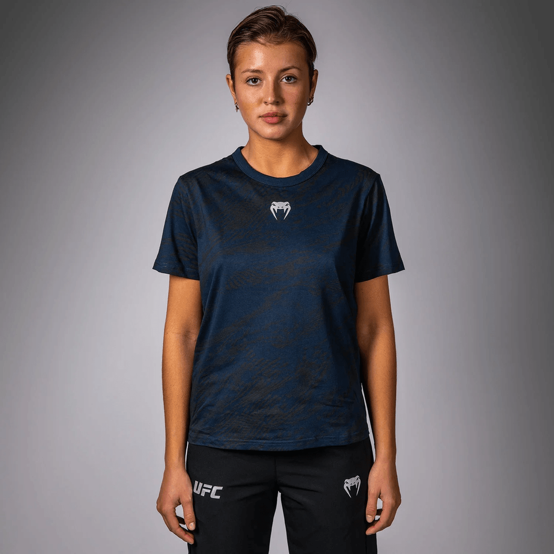 UFC Fusion by Venum Fight Week Women’s Short Sleeve Cotton T-Shirt - Oceanic Blue