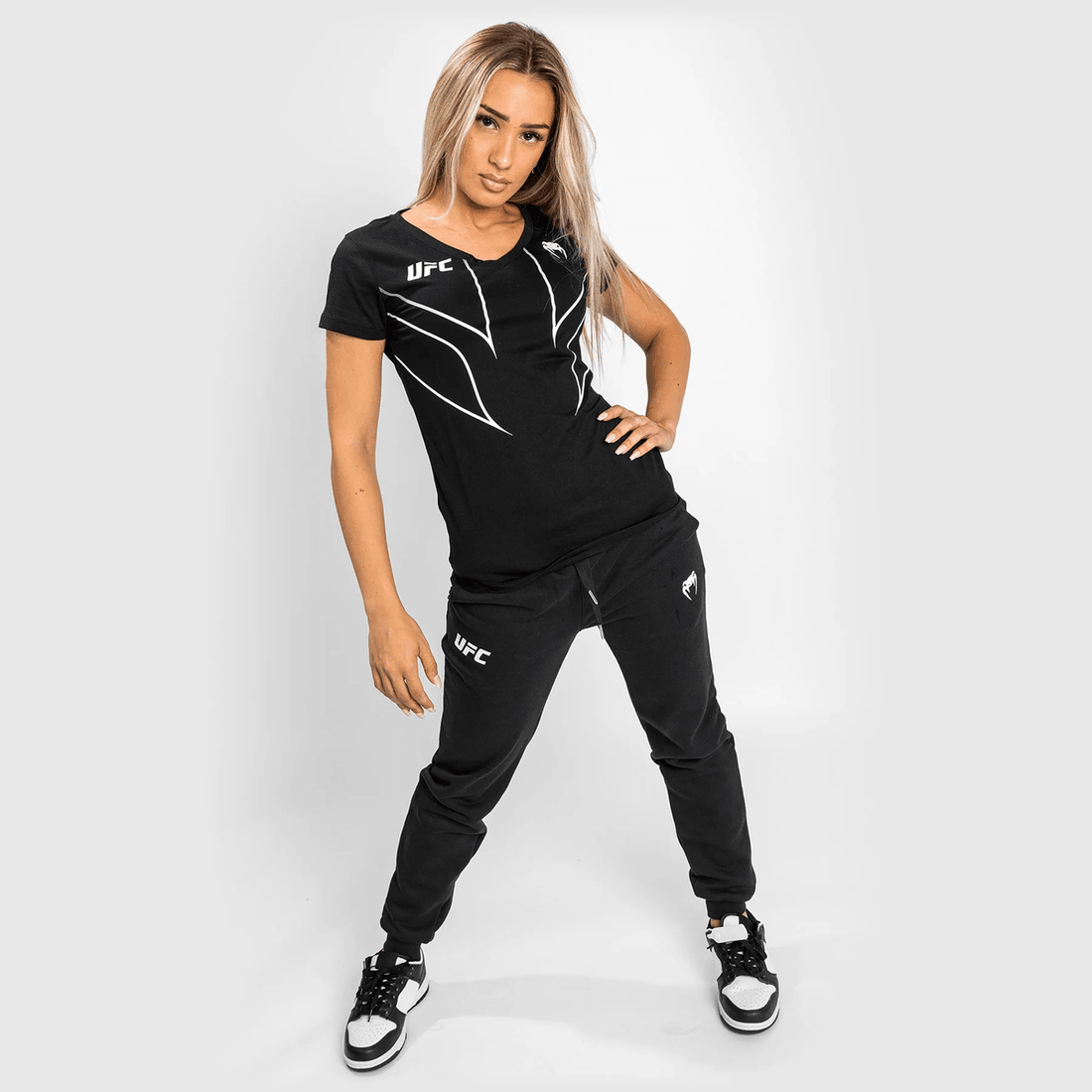 UFC Venum Fight Night 2.0 Replica Women's T-shirt - Black