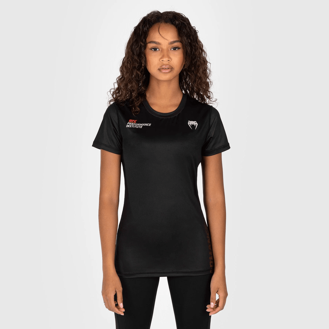UFC Venum Performance Institute 2.0 Women’s Dry-Tech Shirt - Black/Red