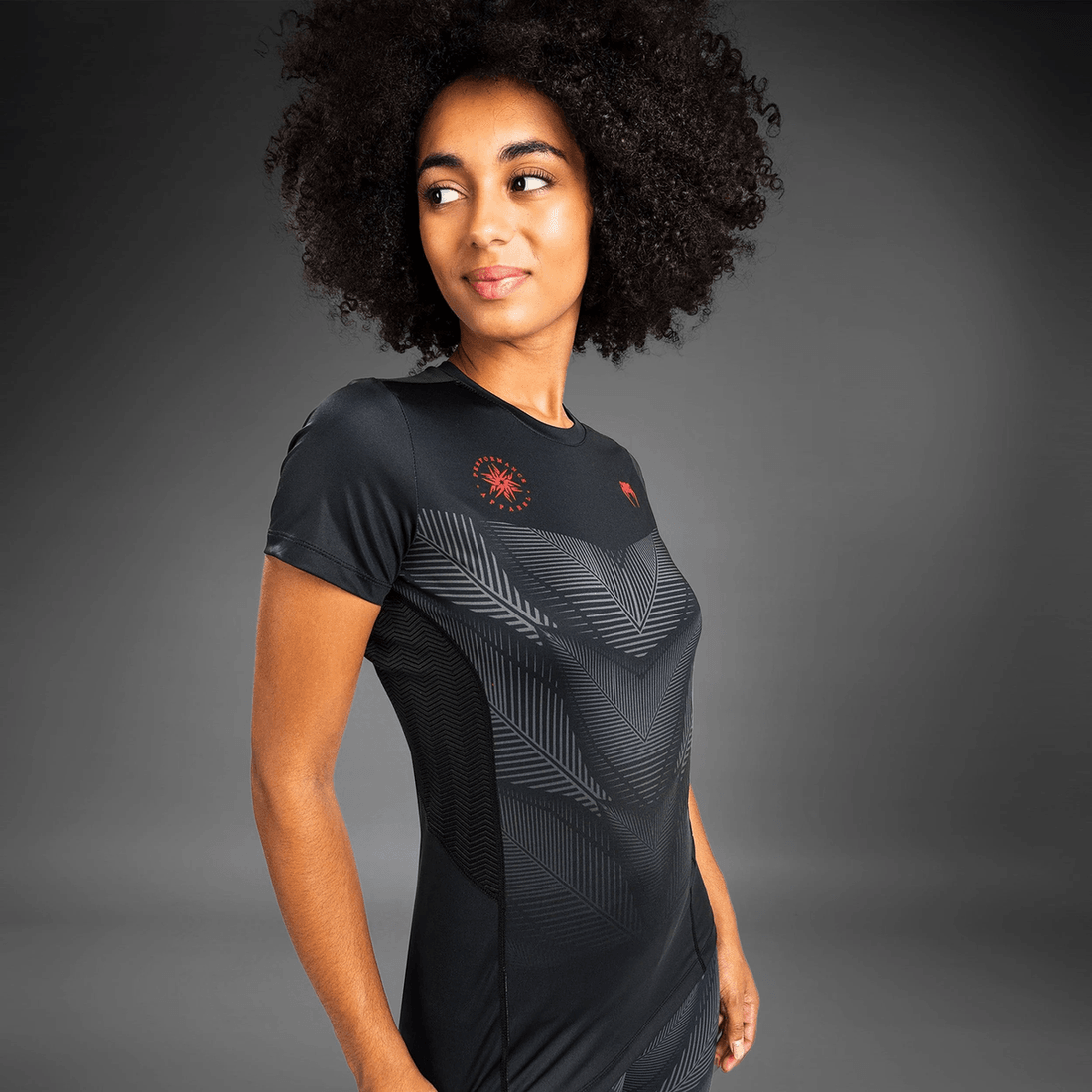 Venum Phantom Dry Tech T-Shirt - For Women - Black/Red