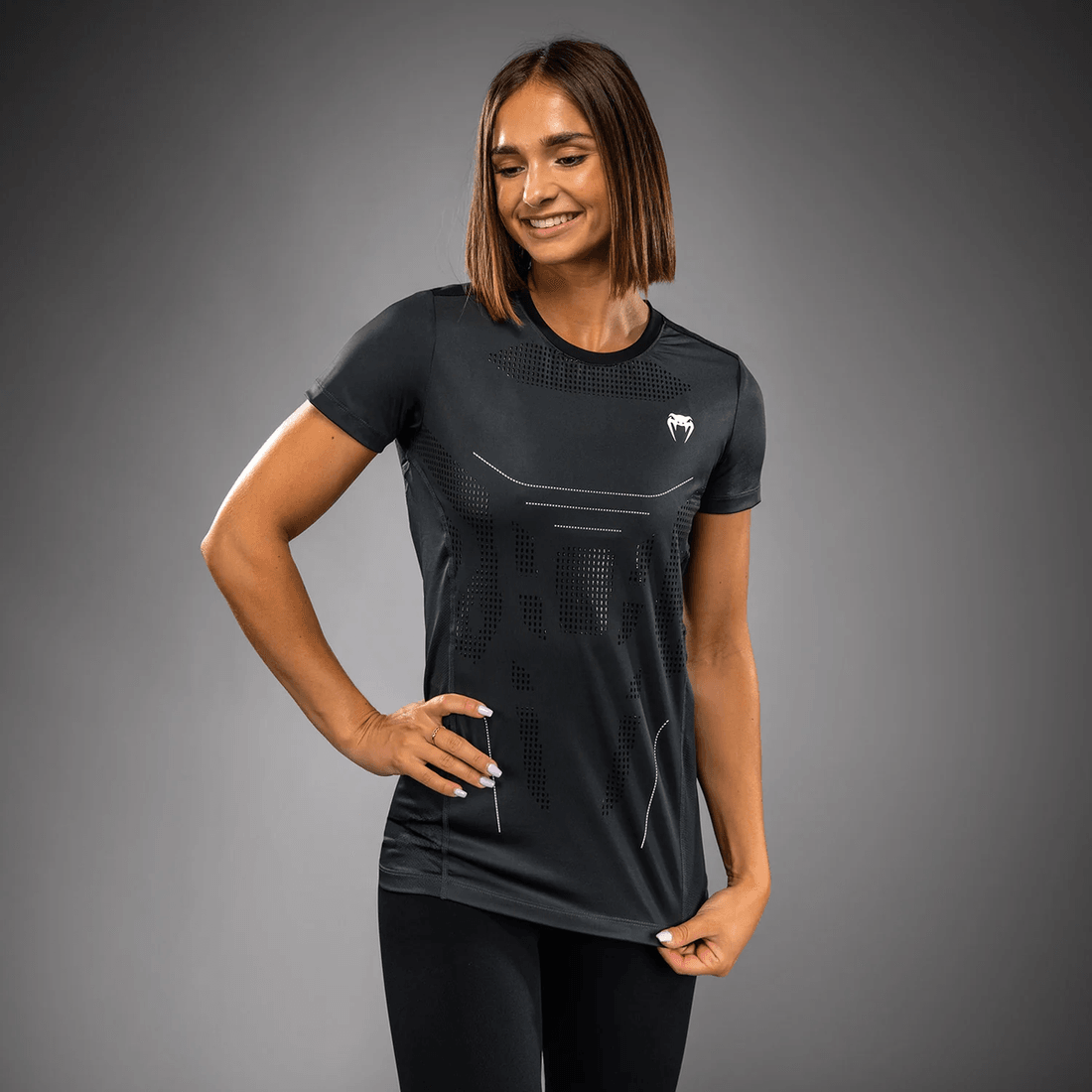 Venum Technical 3.0 Women’s Dry Tech T-Shirt - Storm Grey