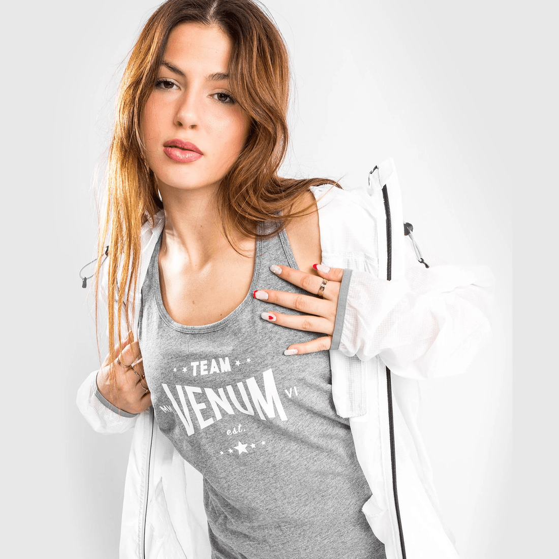 Venum Team 2.0 Tank Top - For Women - Light Heather Grey