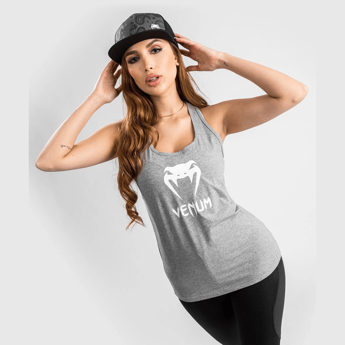 Venum Classic Tank Top - For Women - Light Heather Grey