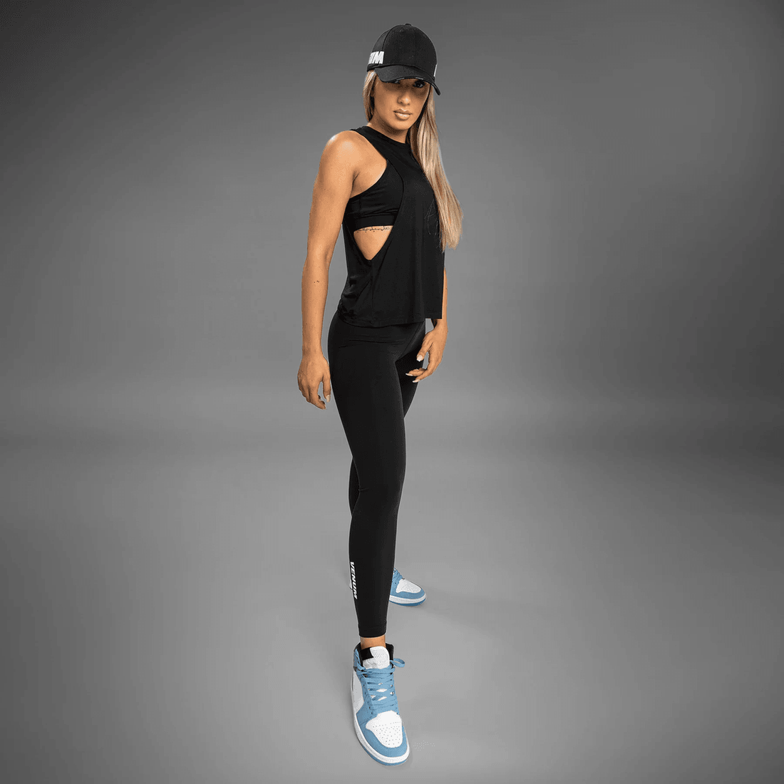 Venum Essential Women's Drop Sleeve Tank Top - Black