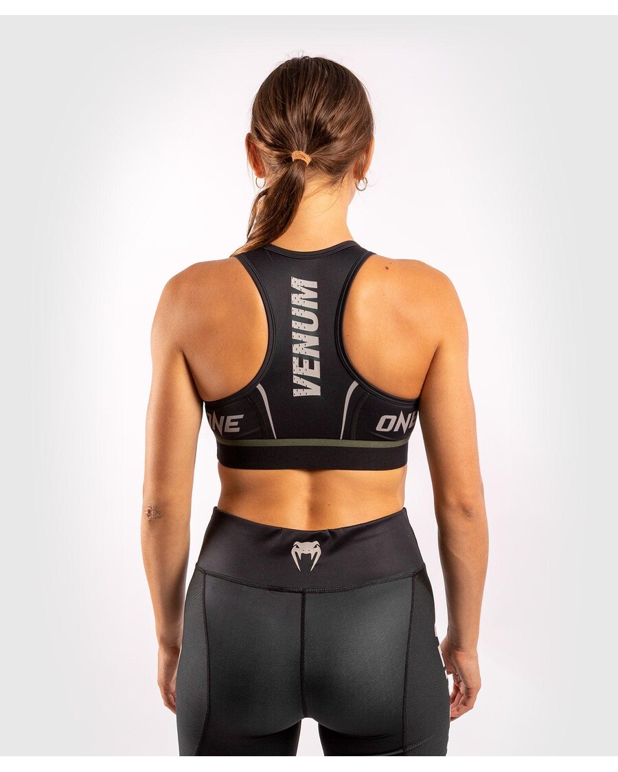 חזיית ספורט Venum One Fc Impact - שחור/חאקי