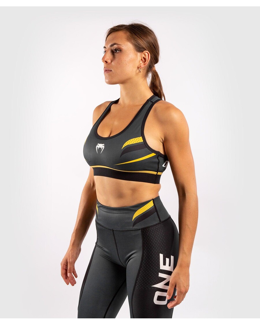 Športni Nedrček Venum One Fc Impact - Sivo/rumen