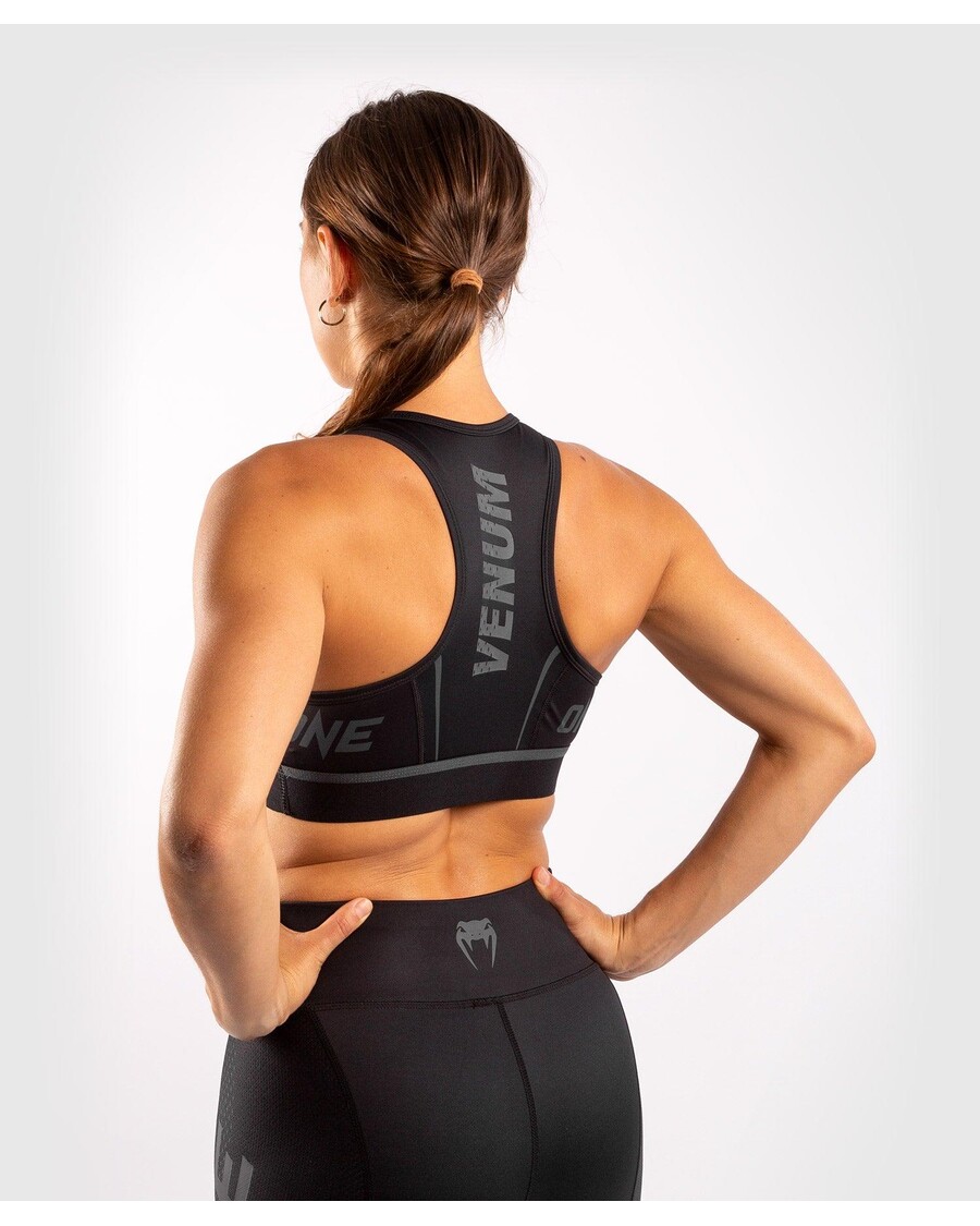 Venum ONE FC Impact Sport Bra - Black/Black