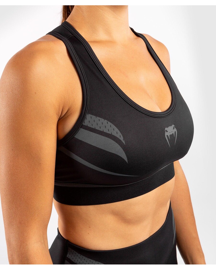 Venum ONE FC Impact Sport Bra - Black/Black