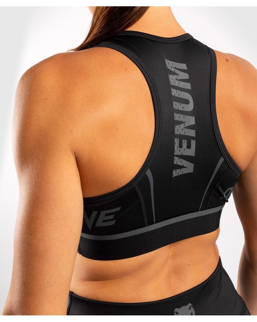 Venum ONE FC Impact Sport Bra - Black/Black