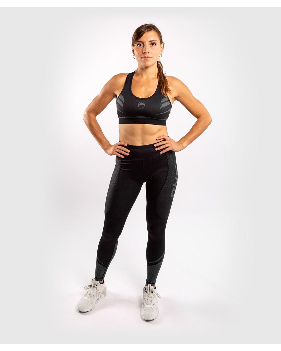 Venum ONE FC Impact Sport Bra - Black/Black