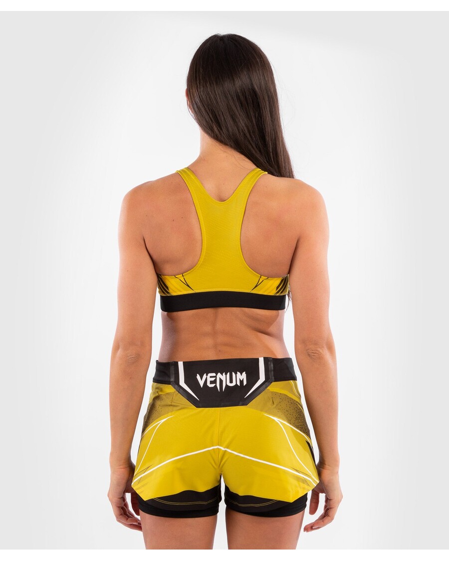UFC VENUM オーセンティック ファイト ナイト レディース スポーツ ブラ - イエロー