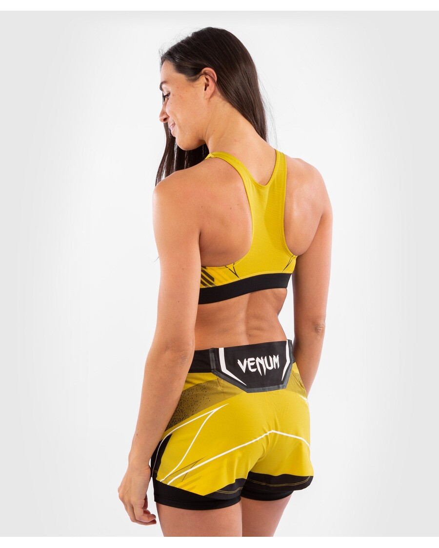 UFC VENUM オーセンティック ファイト ナイト レディース スポーツ ブラ - イエロー
