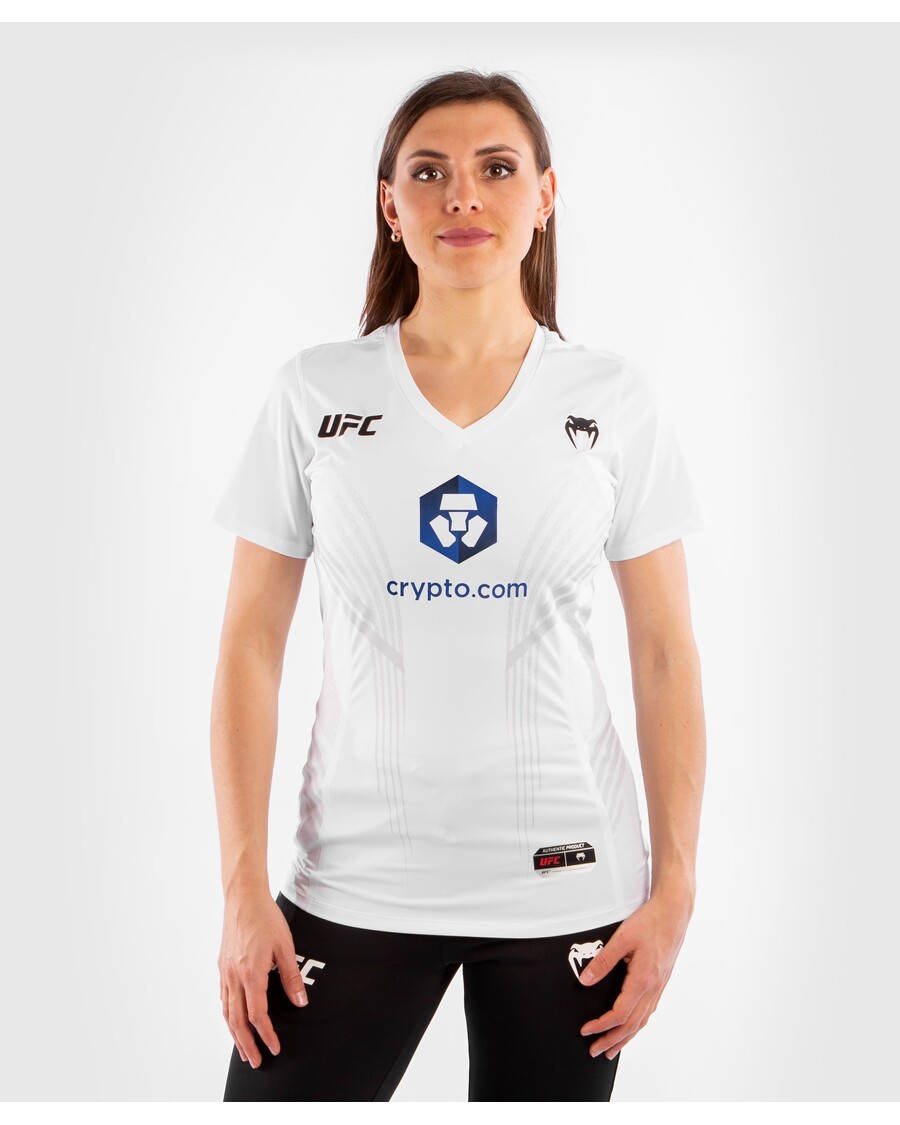 Jersey Walkout Wanita UFC Venum Authentic Fight Night - Putih