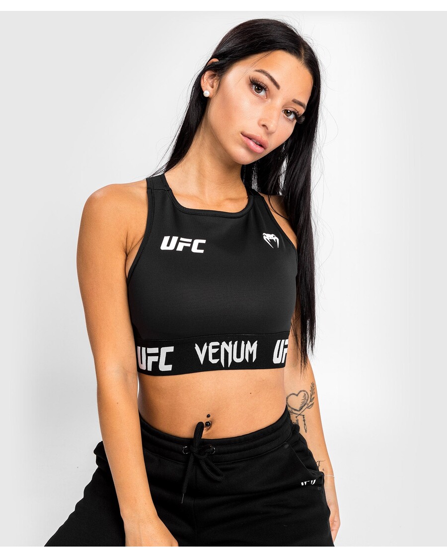 Bra Timbang Wanita Ufc Venum Authentic Pertarungan Minggu - Hitam