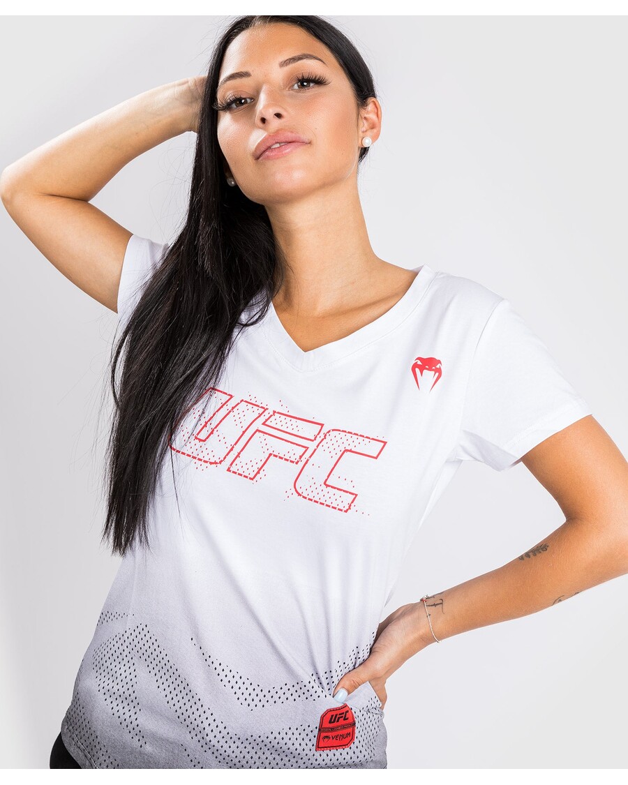 Ufc Venum Authentic Fight Week 2 Kortärmad T-shirt För Kvinnor - Vit