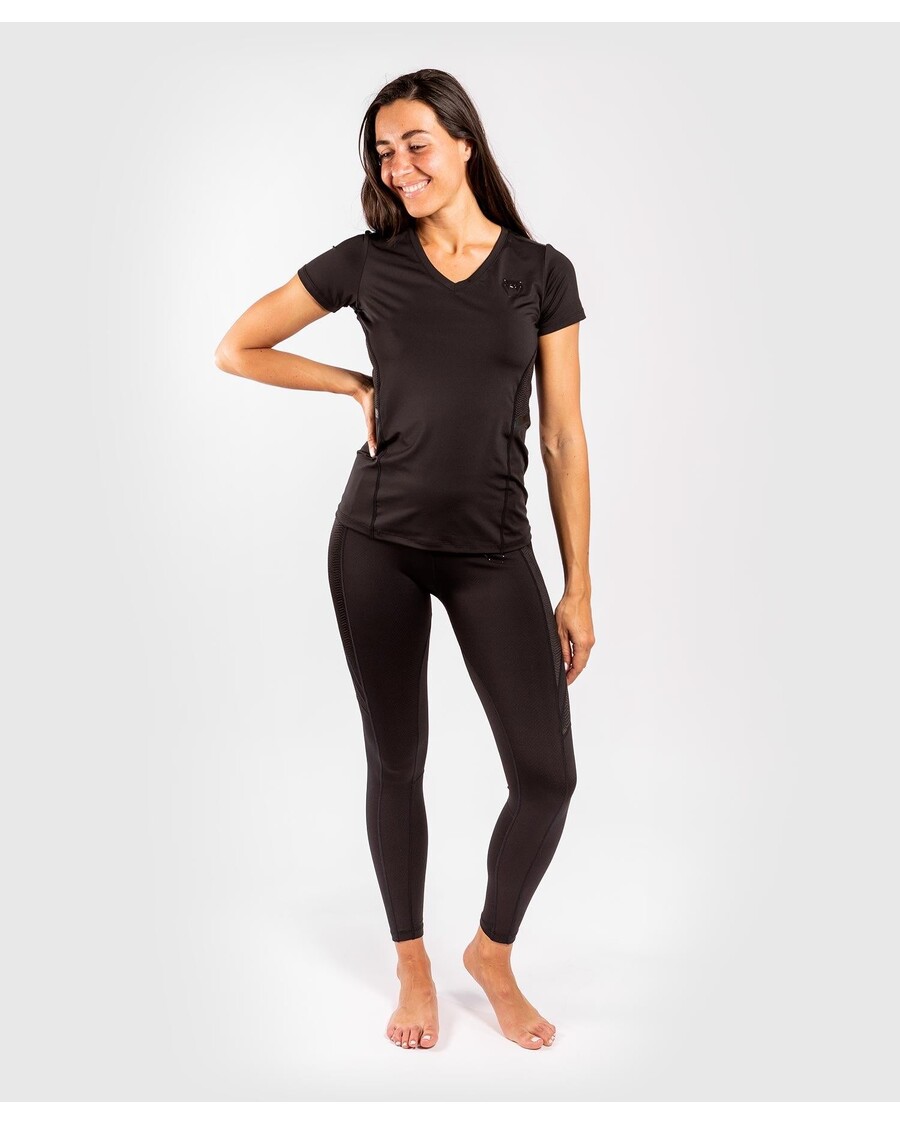Kaos Venum G-fit Dry-tech - Untuk Wanita - Hitam/hitam