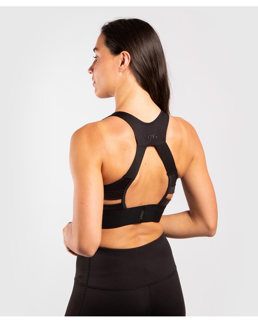 Venum G-fit スポーツブラ - ブラック/ブラック