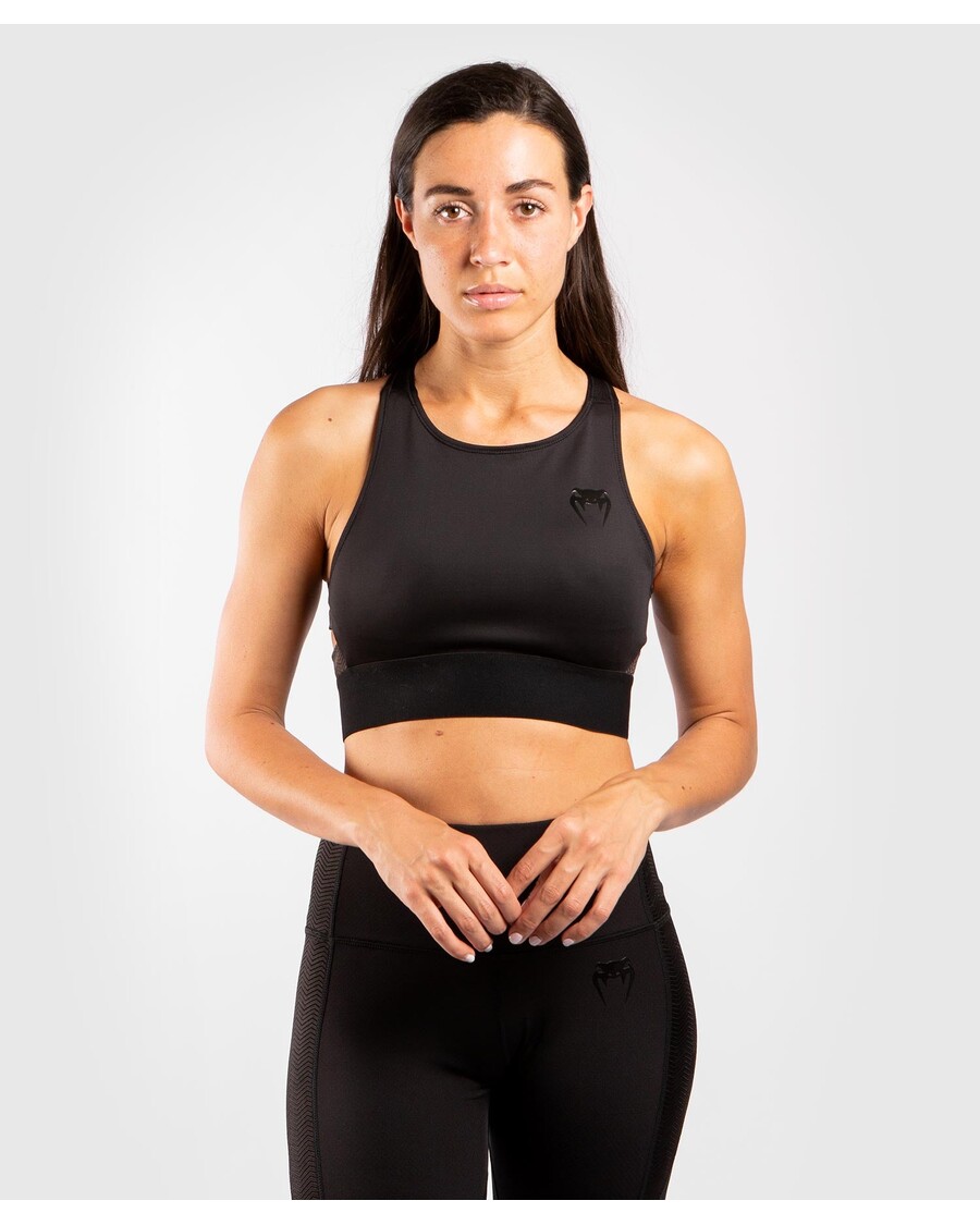 Venum G-fit スポーツブラ - ブラック/ブラック