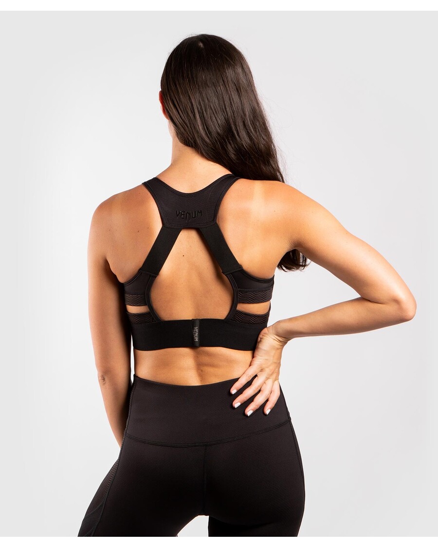 Venum G-fit スポーツブラ - ブラック/ブラック