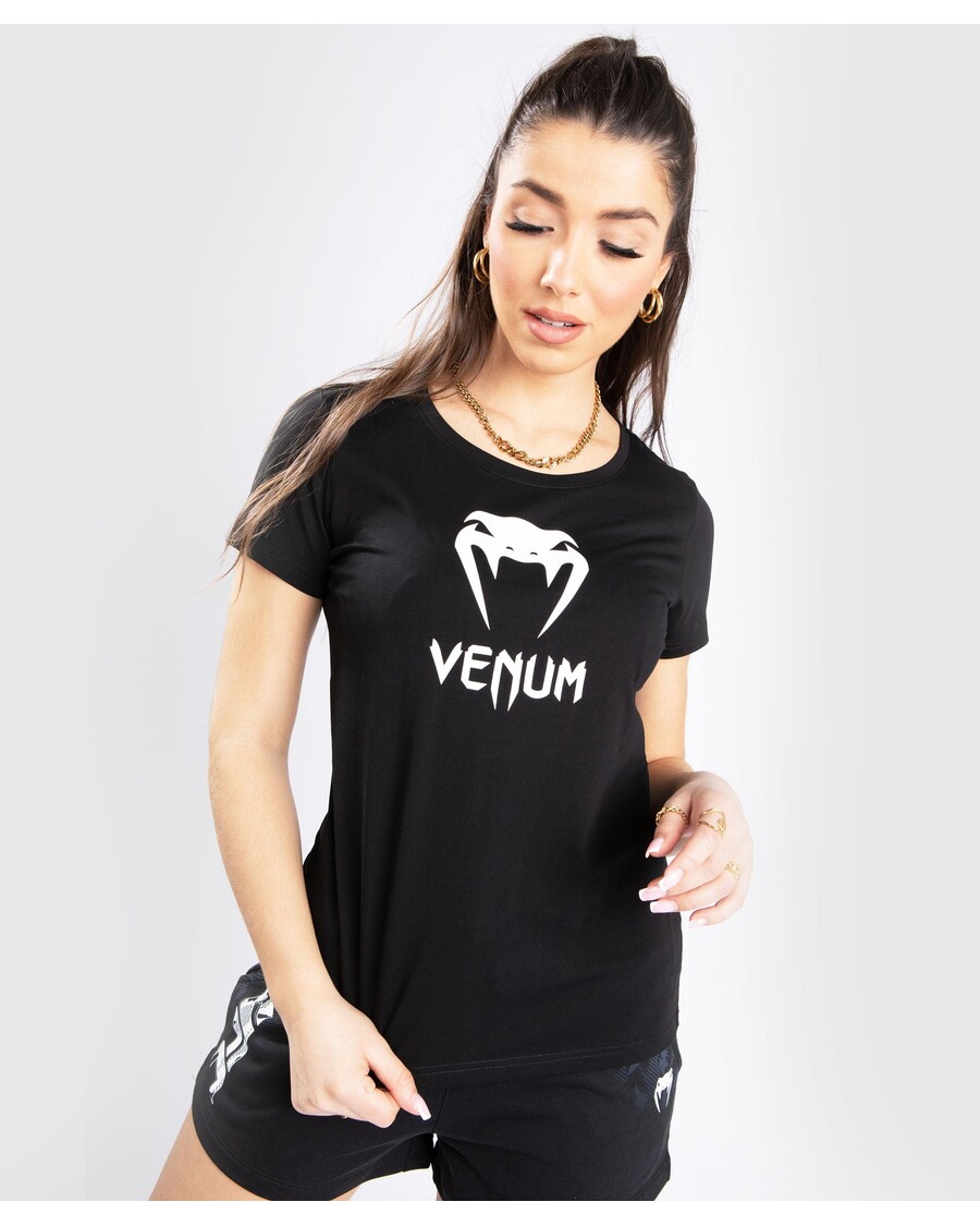 Kaos Klasik Venum - Untuk Wanita - Hitam