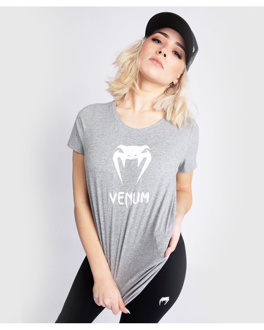 Kaos Klasik Venum - Untuk Wanita - Abu-abu Heather Muda
