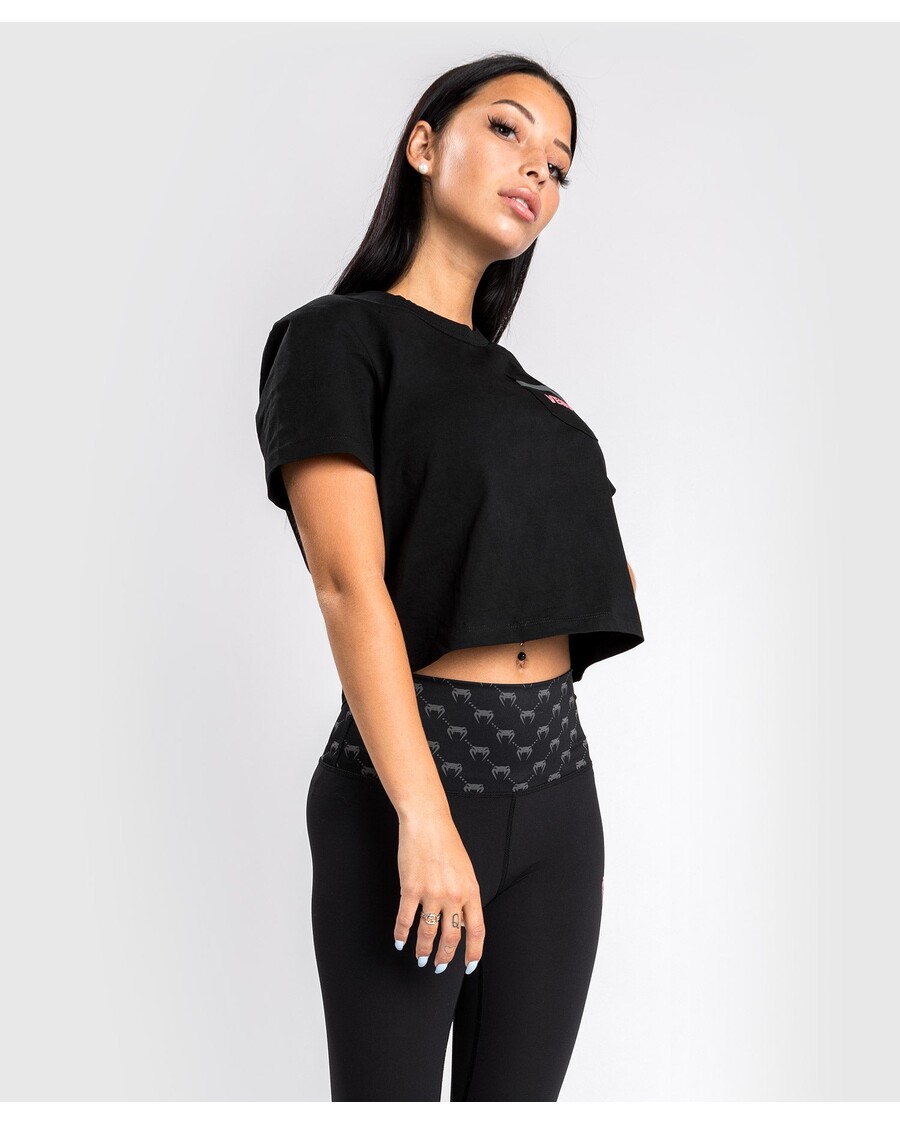 Venum Roosa Tasku T-särk - Naistele - Must/roosa Kuldne