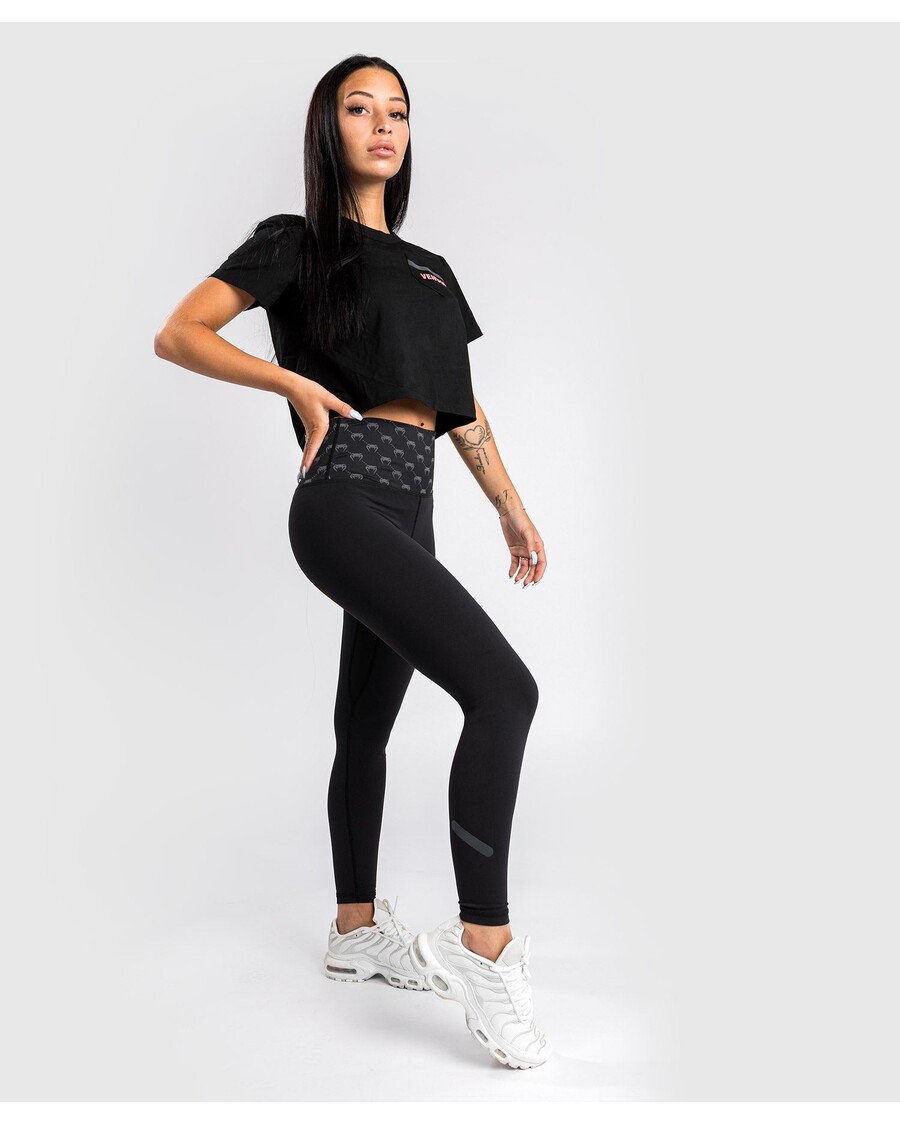 Venum Roosa Tasku T-särk - Naistele - Must/roosa Kuldne