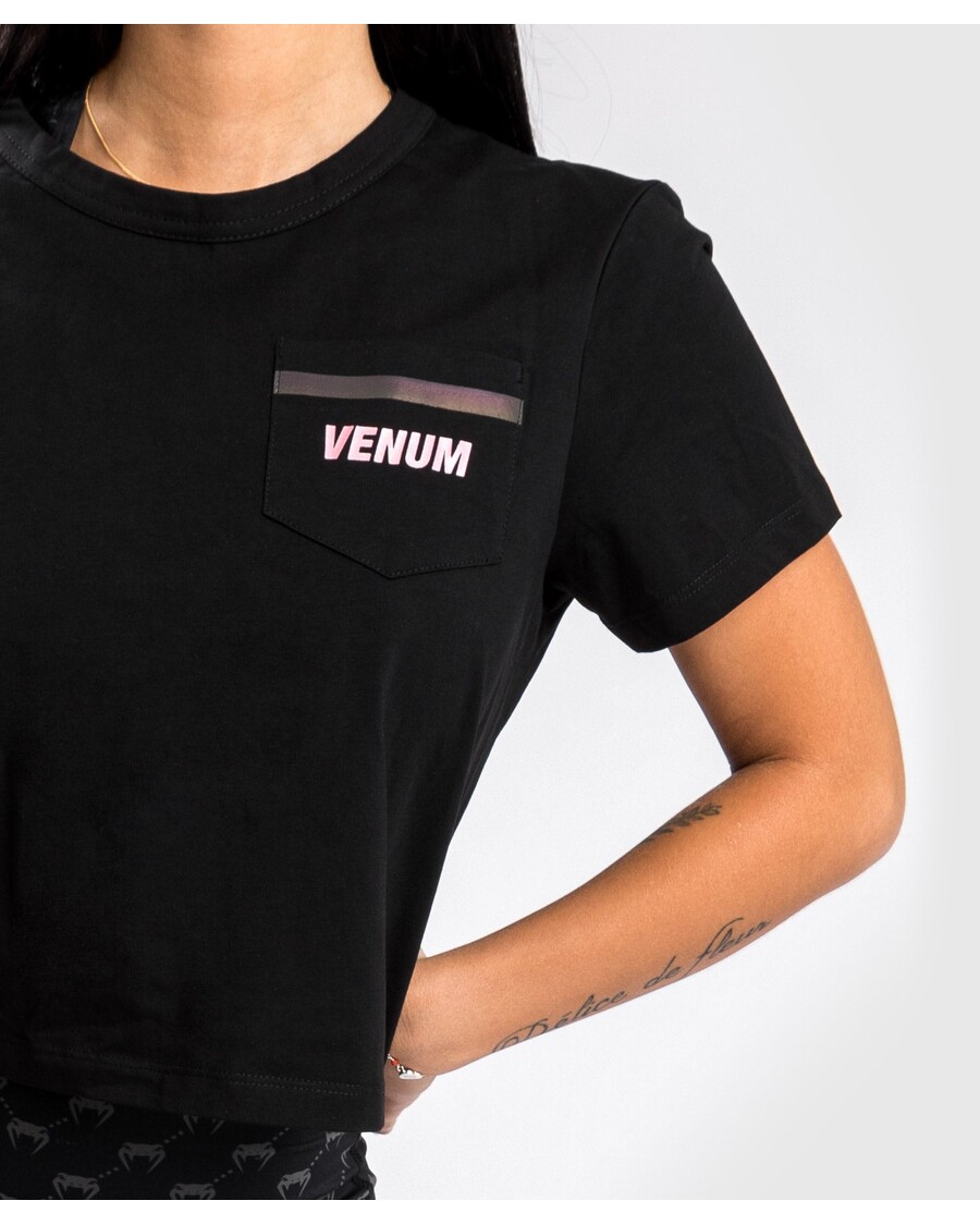 Venum Roosa Tasku T-särk - Naistele - Must/roosa Kuldne