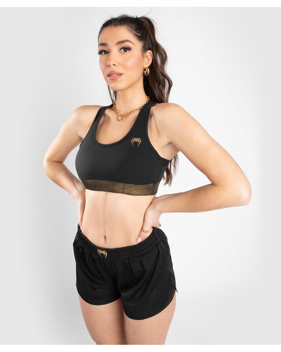 Bra Olahraga Venum Lightning - Hitam/emas