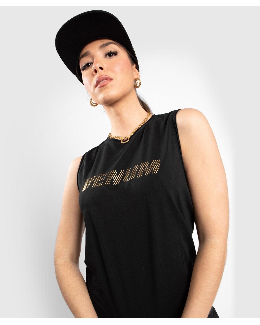 Venum ライトニング タンクトップ - 女性用 - ブラック/ゴールド