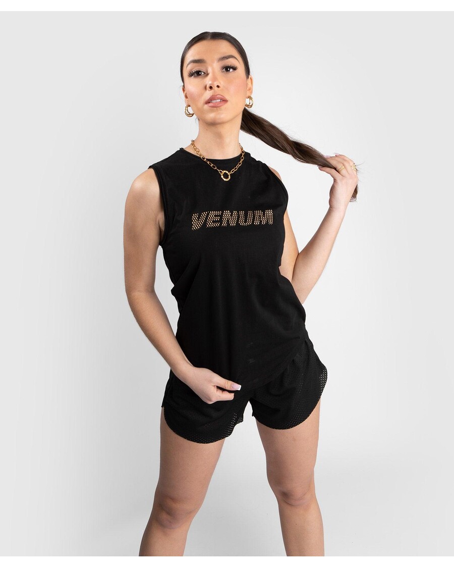 Tank Top Venum Lightning - Untuk Wanita - Hitam/emas