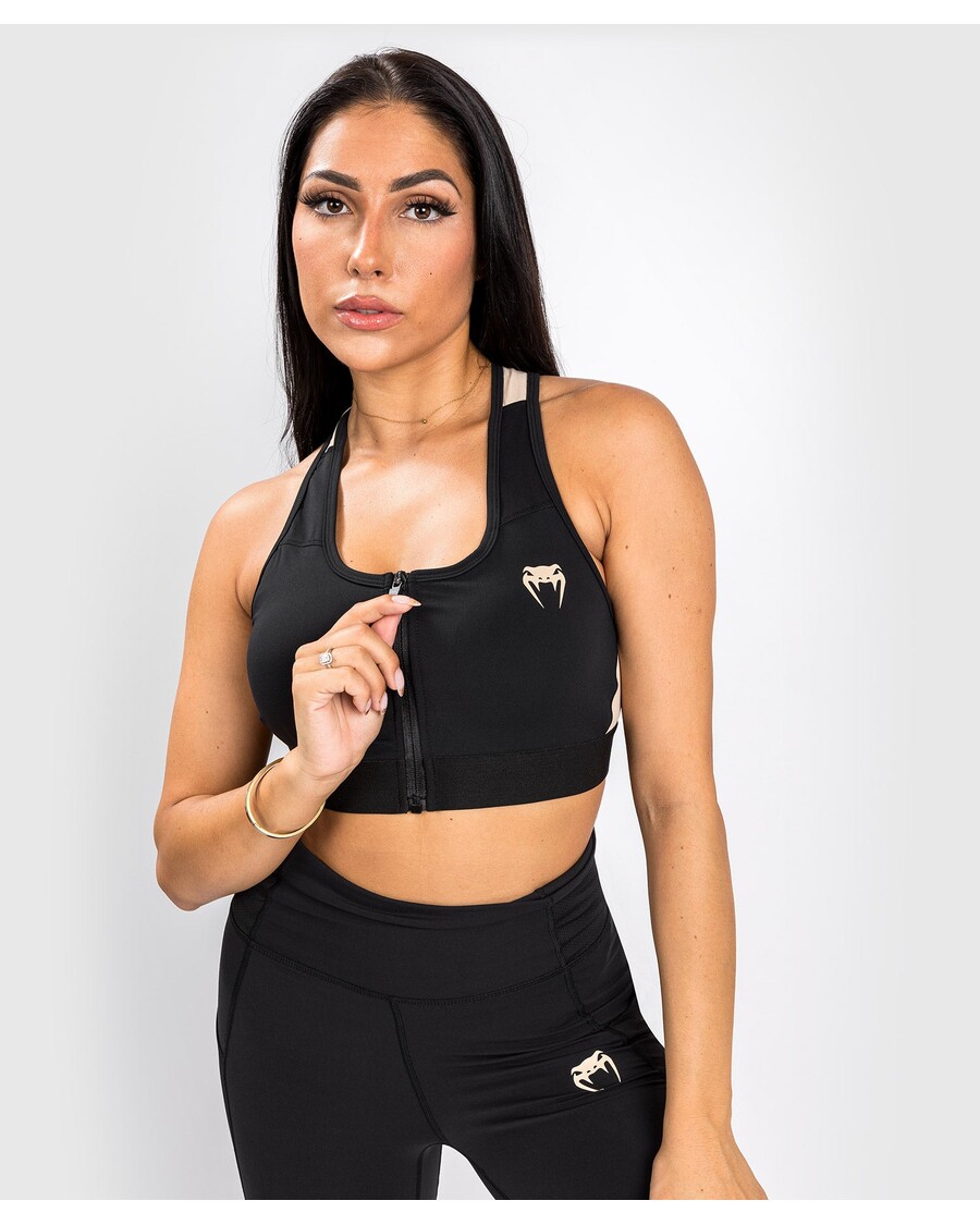 Venum Moto スポーツブラ - ブラック/サンド