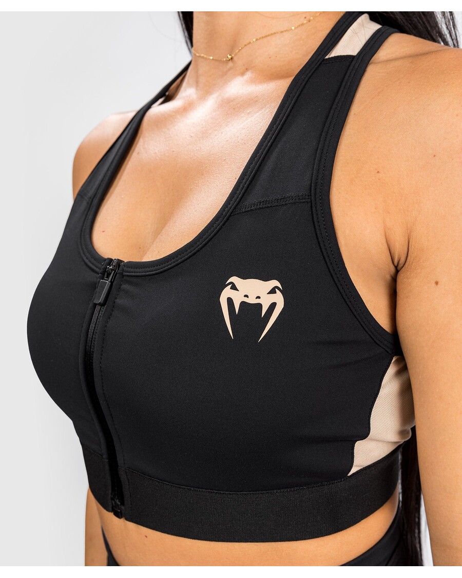 Venum Moto スポーツブラ - ブラック/サンド