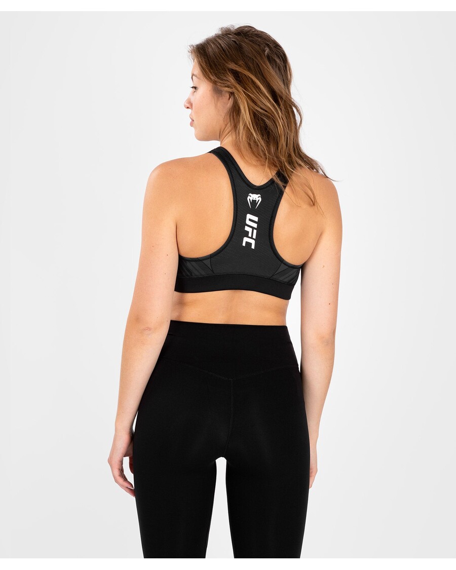 UFC VENUM オーセンティック ファイト ナイト 1.0 レディース スポーツ ブラ - ブラック