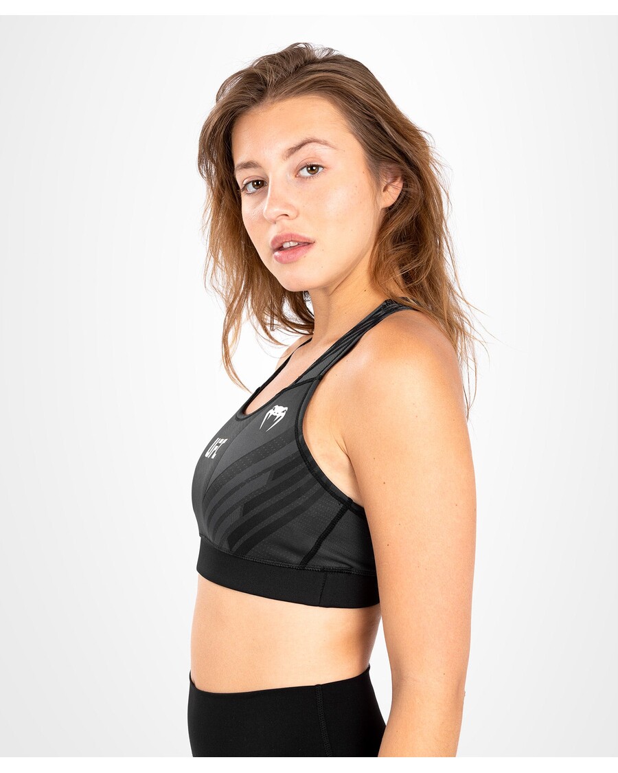 UFC VENUM オーセンティック ファイト ナイト 1.0 レディース スポーツ ブラ - ブラック