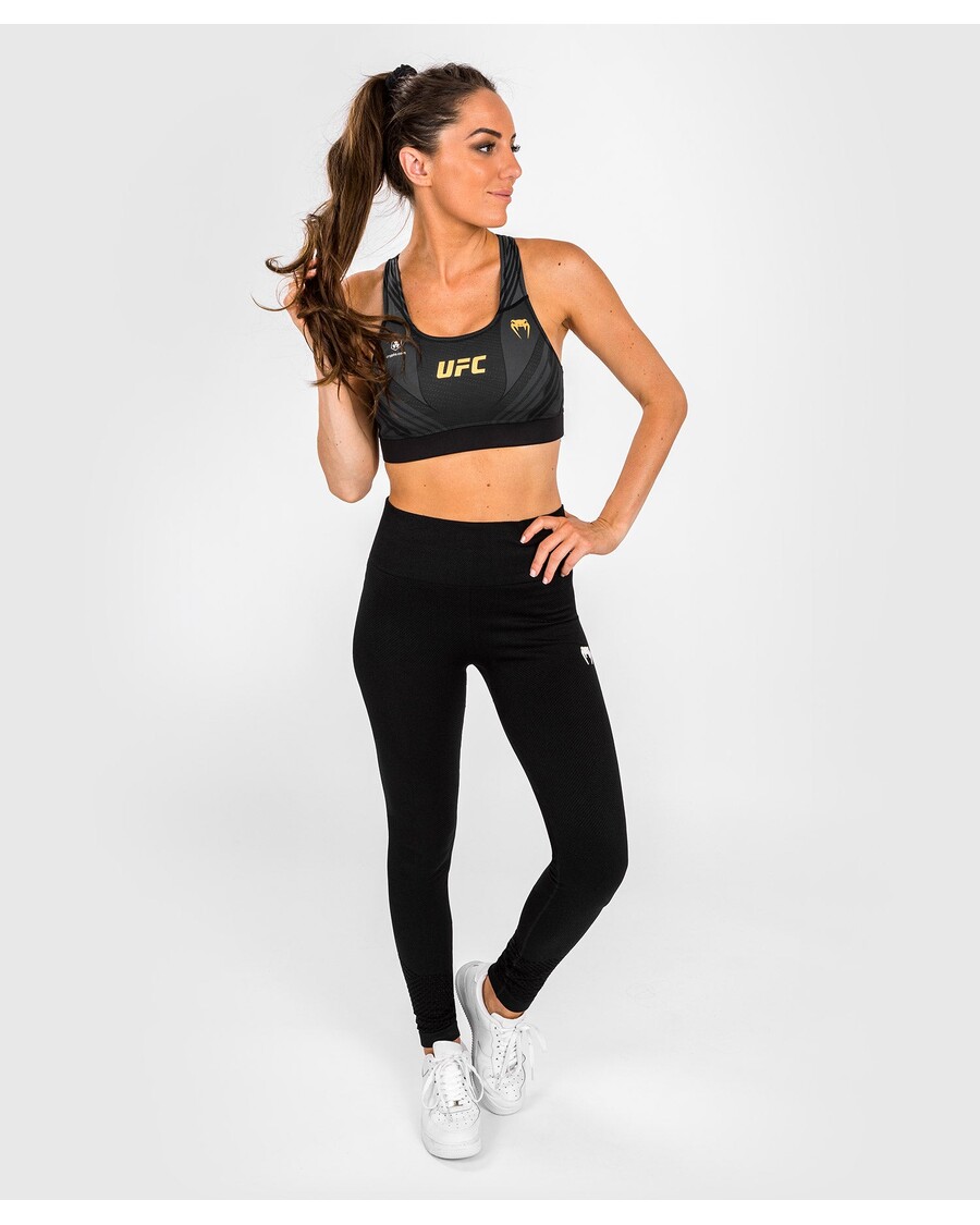 חזיית ספורט לנשים Ufc Venum Authentic Fight Night 1.0 - שחור/זהב