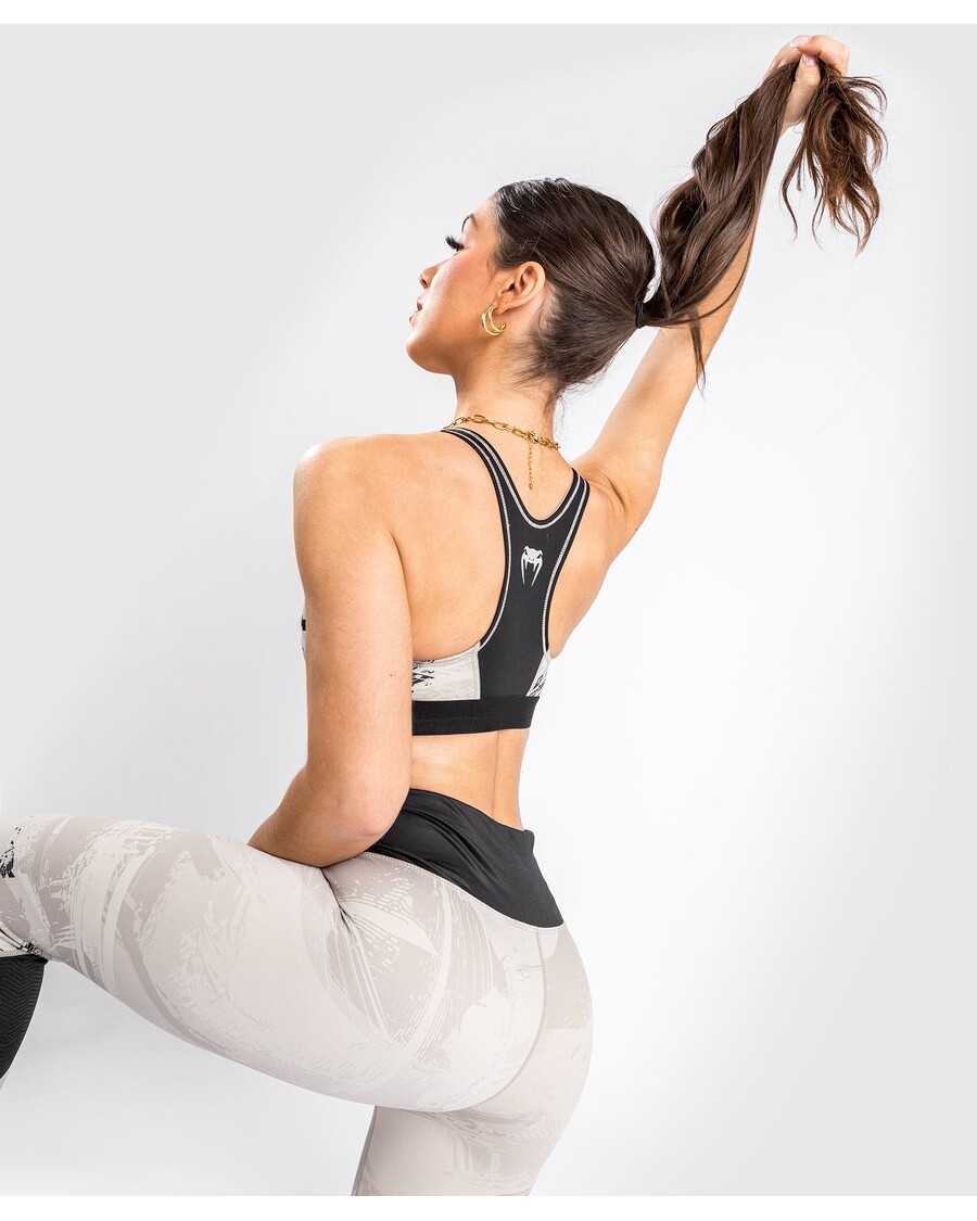 UFC VENUM オーセンティック ファイト ウィーク 2.0 女性用スポーツブラ - サンド/ブラック