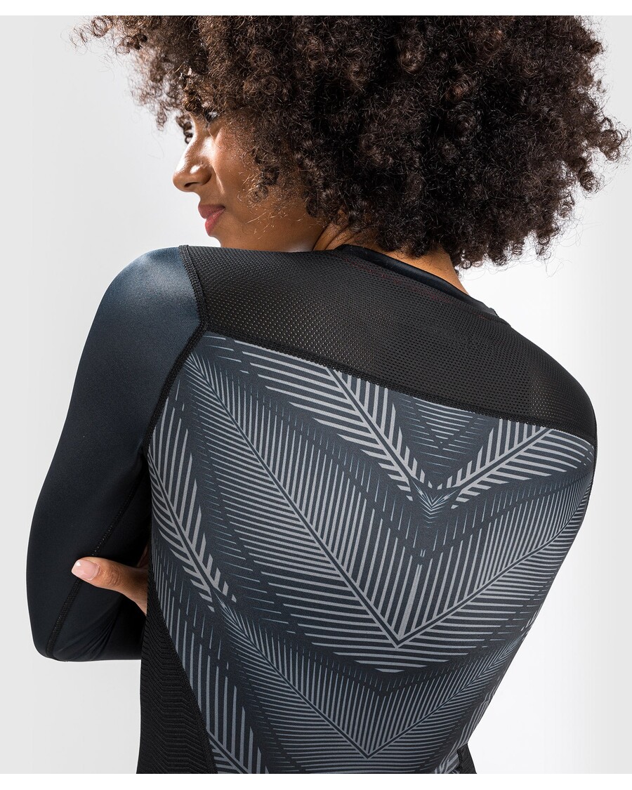 Venum Phantom ラッシュガード長袖 - 女性用 - ブラック/レッド