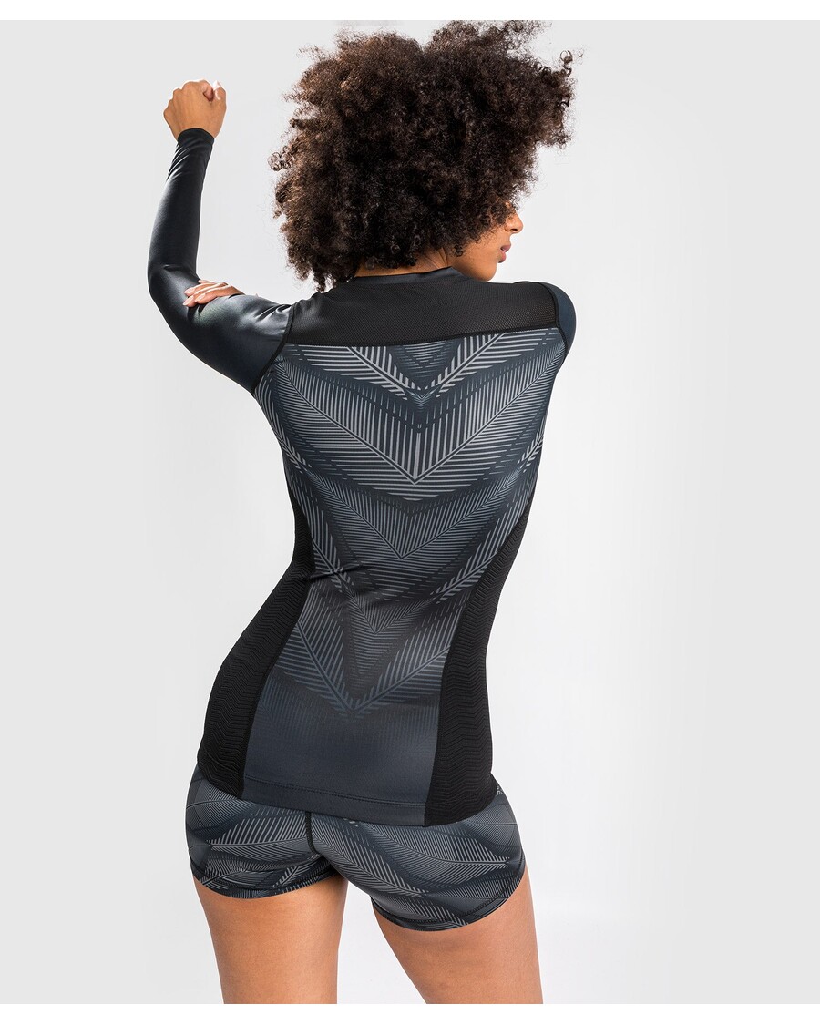 Venum Phantom ラッシュガード長袖 - 女性用 - ブラック/レッド