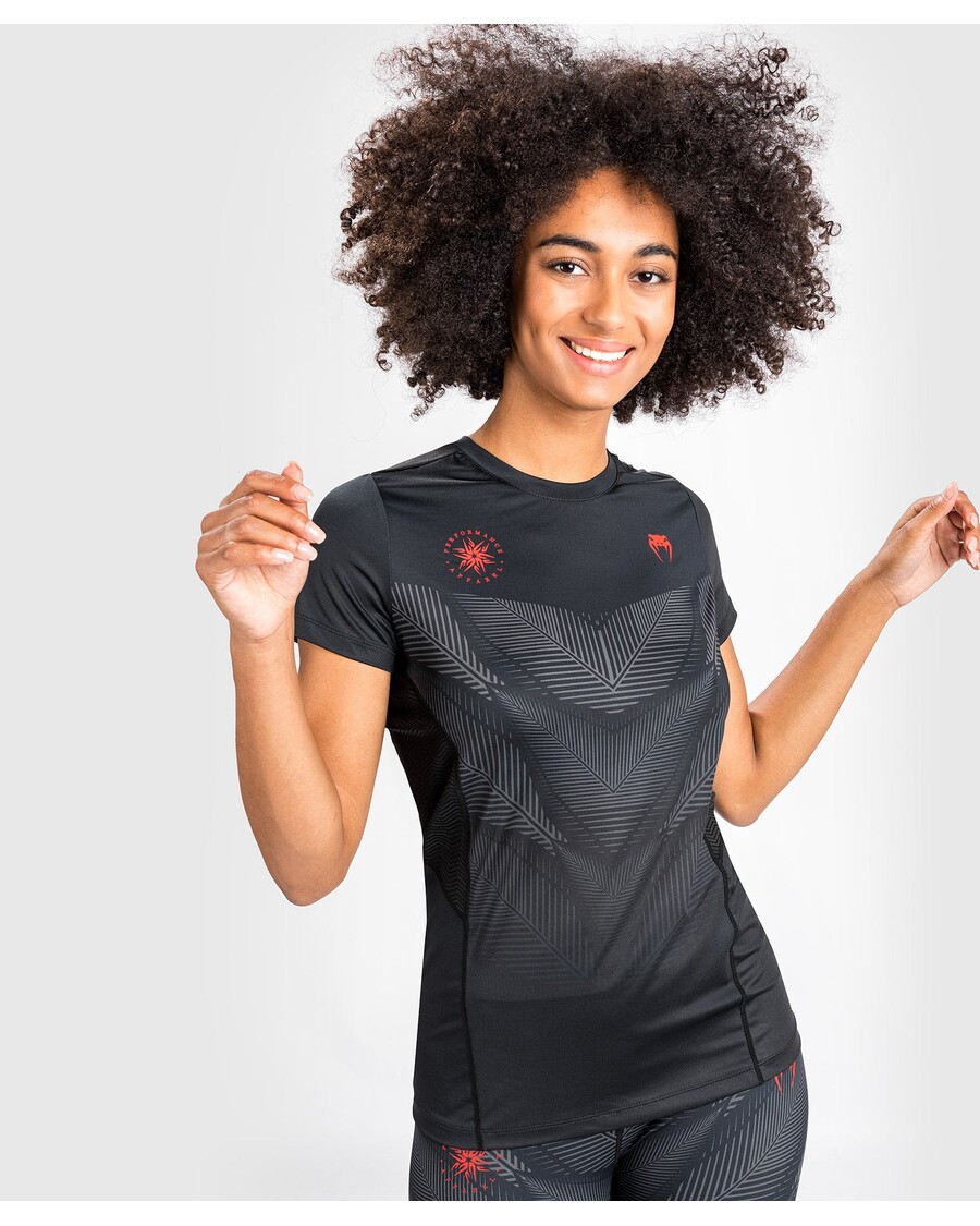 Venum Phantom Dry Tech T シャツ - 女性用 - ブラック/レッド