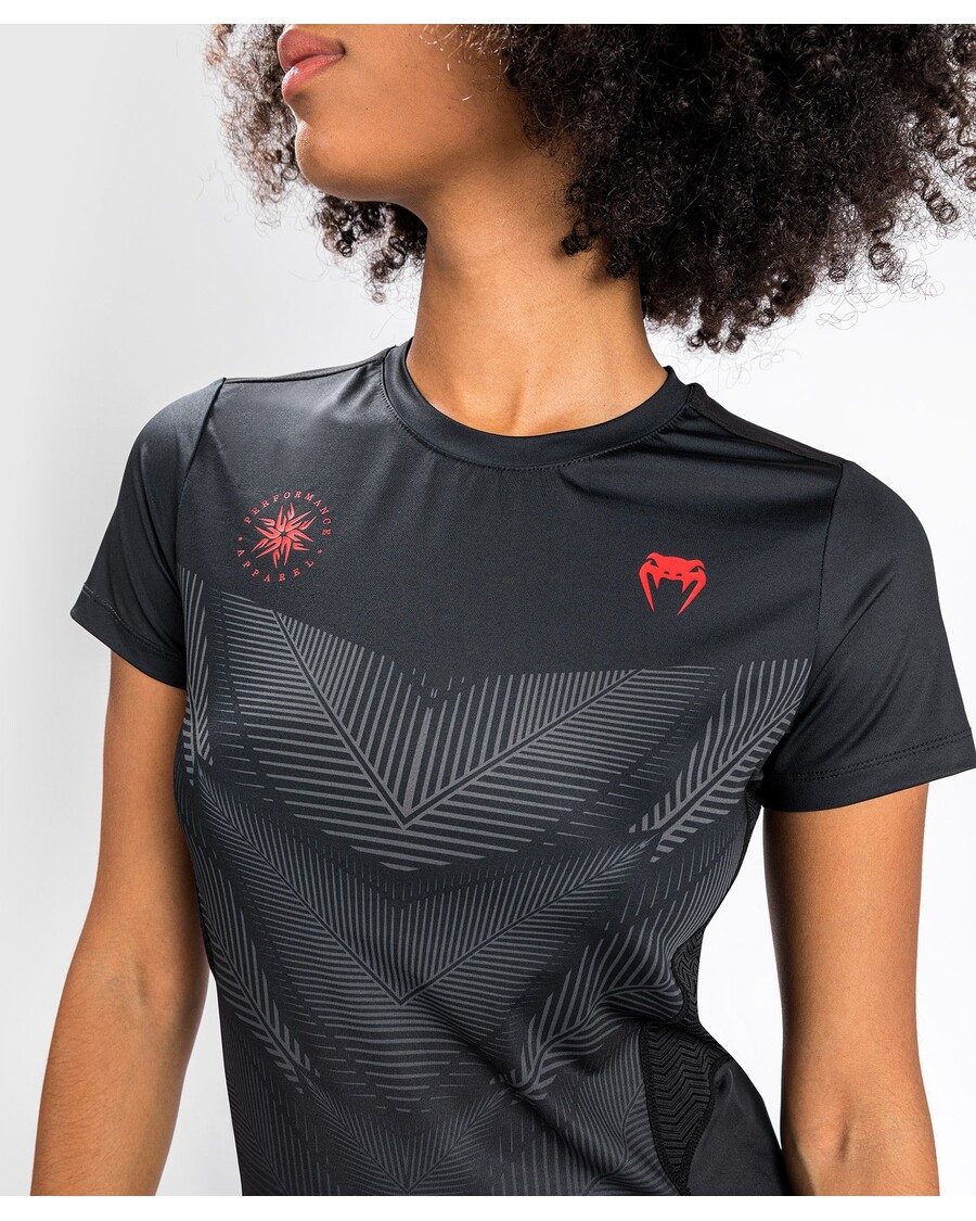 Venum Phantom Dry Tech T シャツ - 女性用 - ブラック/レッド