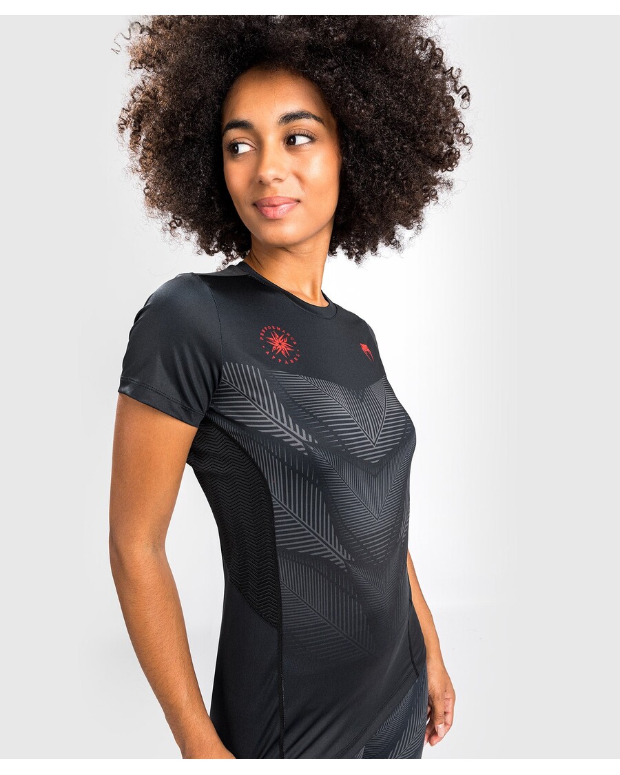 Kaos Venum Phantom Dry Tech - Untuk Wanita - Hitam/merah
