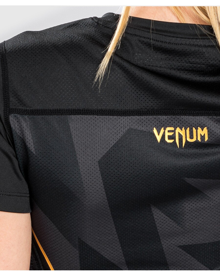 Venum Razor ドライテック T シャツ - 女性用 - ブラック/ゴールド