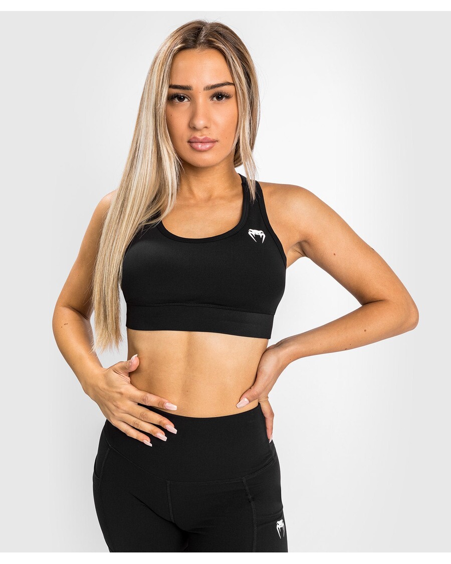 Bra Olahraga Venum Essential Medium Impact - Hitam