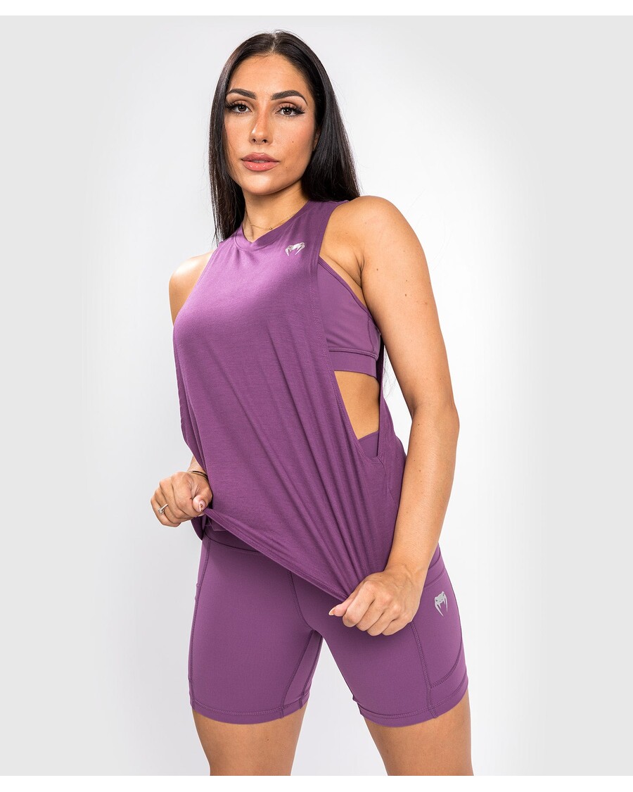 Ženska Majica Brez Rokavov Venum Essential - Temna Orhideja/brušena Srebrna