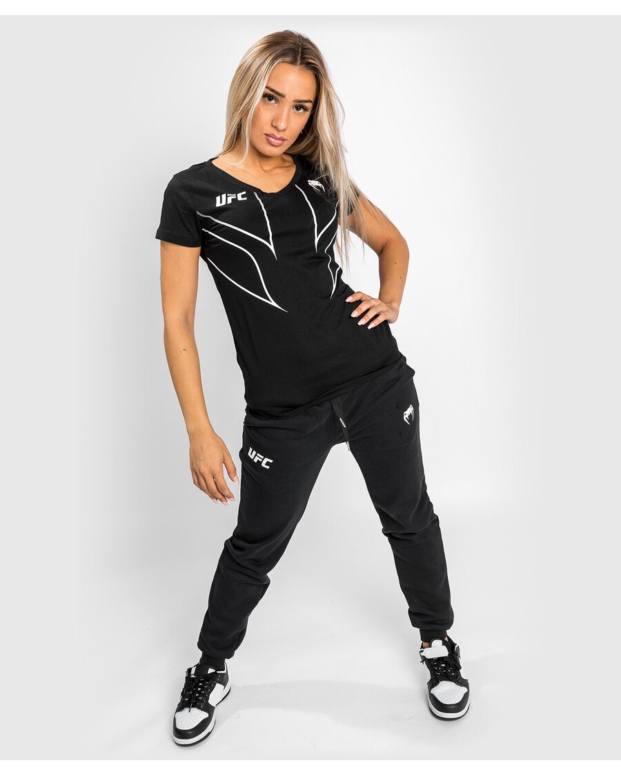 Kaos Wanita Replika UFC Venum Fight Night 2.0 - Hitam