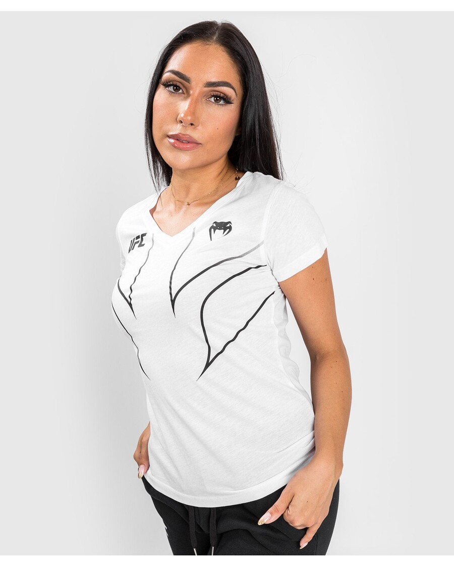 Kaos Wanita Replika UFC Venum Fight Night 2.0 - Putih