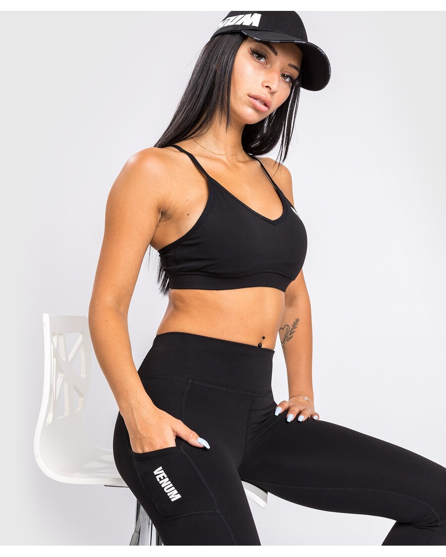 Venum Essential Low Impact Sportovní Podprsenka - černá