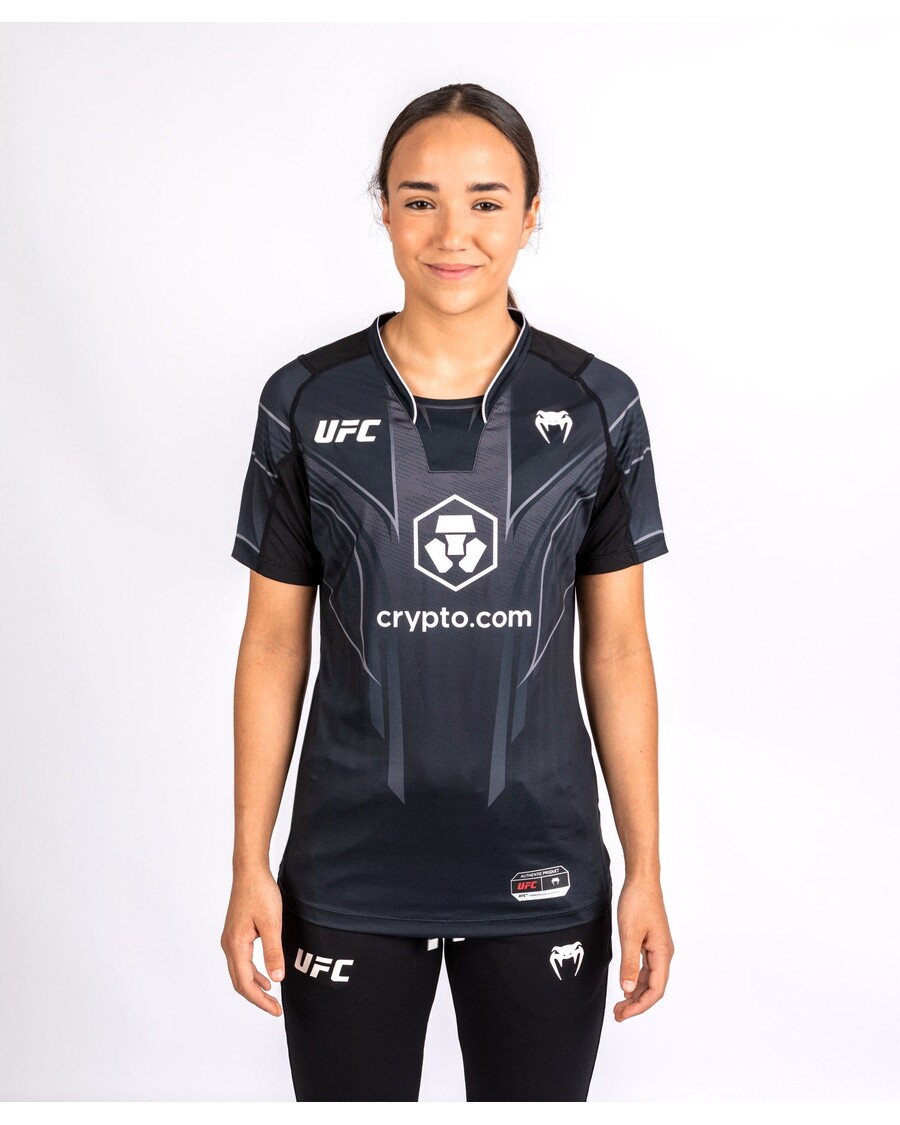 Ufc Venum Isikupärastatud Autentne Võitlusõhtu 2.0 Naiste Väljasõidusärk - Must